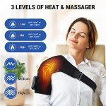 Heated Shoulder Brace and Massager for Neck Relief