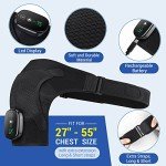 Heated Shoulder Brace and Massager for Neck Relief