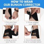 Adjustable Bunion Corrector Splint for Pain Relief