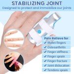 Wisesso 3-Piece Finger Splint Set for Knuckle Support