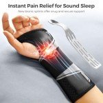FREETOO Left Wrist Support Brace for Pain Relief