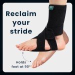 Welnove Foot Drop Brace with Arch Support - 2 Pack