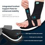 Welnove Foot Drop Brace with Arch Support - 2 Pack