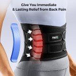FREETOO Back Brace for Lower Back Pain Relief