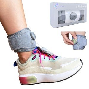 Crencha Adjustable Drop Foot Brace for Walking