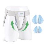 Adjustable Hernia Belt for Men with Compression Pads