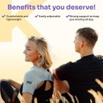 ZENKEYZ Adjustable Shoulder Brace for Pain Relief