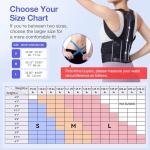 Kepwaa Adjustable Posture Corrector and Back Support