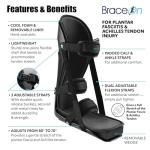 Adjustable Night Splint for Plantar Fasciitis Relief