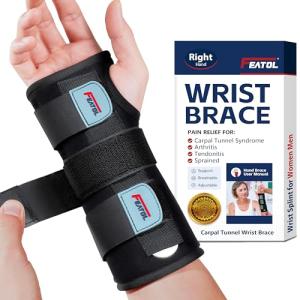 Adjustable Wrist Brace for Carpal Tunnel Relief