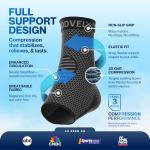 Modvel Compression Ankle Brace Socks for Support