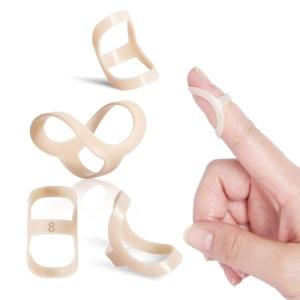 UAKIKAU Oval Finger Splint Set for Pain Relief