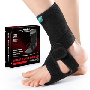 Welnove Foot Drop Brace with Arch Support - 2 Pack