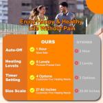 Koviti Electric Heat Pad for Sciatica Relief