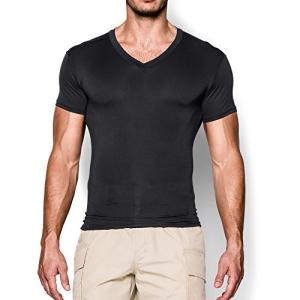 Under Armour Men's Compression V-Neck T-Shirt – Black