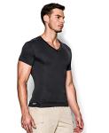 Under Armour Men's Compression V-Neck T-Shirt – Black