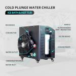 Cedar Ice Bath Tub with Chiller for Two