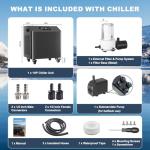 Ice Bath Chiller and Cold Plunge Tub Kit