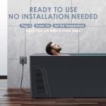 Deeptime Smart Cold Plunge Tub for Full-Body Recovery