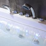 67-Inch Healing Jetted Bathtub with Chromotherapy
