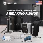 Portable 88 Gallon Cold Plunge Tub for Athletes