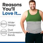 Plus Size Abdominal Binder for Recovery and Support