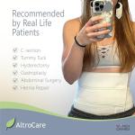 AltroCare Postpartum & Post Surgery Abdominal Binder. Support Recovery after C-Section, Natural Birth, Hysterectomy, Hernia. 3 Panel design, Size S/M (30" to 45").