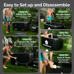 Inflatable Cold Plunge Tub for Athletic Recovery
