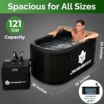 Inflatable Cold Plunge Tub for Athletic Recovery