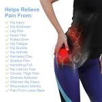 REAQER Hip Brace Support Breathable Groin Compression Wrap Relief Pulled Muscles Hamstring Injury Recovery and Rehab Men & Women