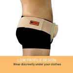 Everyday Medical Inguinal Hernia Support Belt for Men I Fits Left or Right Side I Post Surgery Men and Womens Hernia Support Truss for Inguinal, Groin Hernias I Adjustable Waist Strap I Beige | S/M