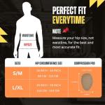 Everyday Medical Inguinal Hernia Support Belt for Men I Fits Left or Right Side I Post Surgery Men and Womens Hernia Support Truss for Inguinal, Groin Hernias I Adjustable Waist Strap I Beige | S/M