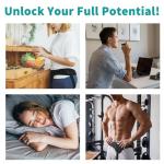 Tenbon Hernia Belt Truss for Men and Women Left or Right Side Supportive Groin Pain with Removable Compression Pads for Pre or Post-Surgical Scrotal, Femoral, Comfortable Adjustable Waist Strap Guard