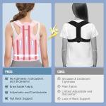 Adjustable Posture Corrector for Back Support