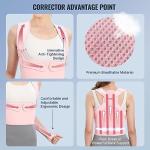 Adjustable Posture Corrector for Back Support