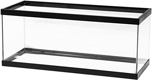 Aqueon Standard Aquarium Tank, Black Trim, 20 gal (Long)