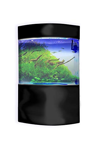Acrylic Bow Front Aquarium with Storage Stand - 58G