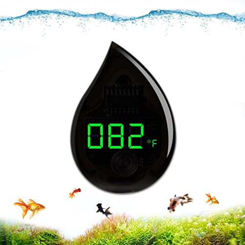Digital LED Aquarium Thermometer with Sticky Back