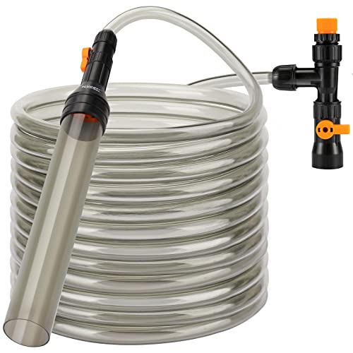 Hygger Aquarium Water Change Kit with Siphon Pump