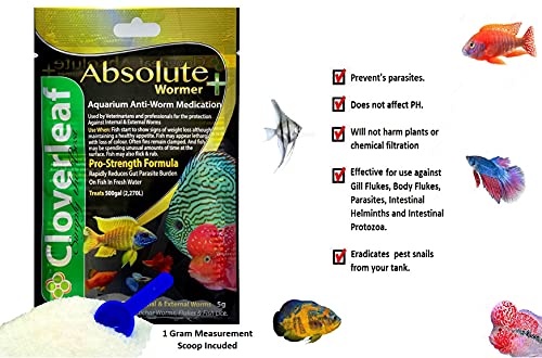 Plymouth Discus Fish Wormer Powder - 5G Treats 600 Gallons