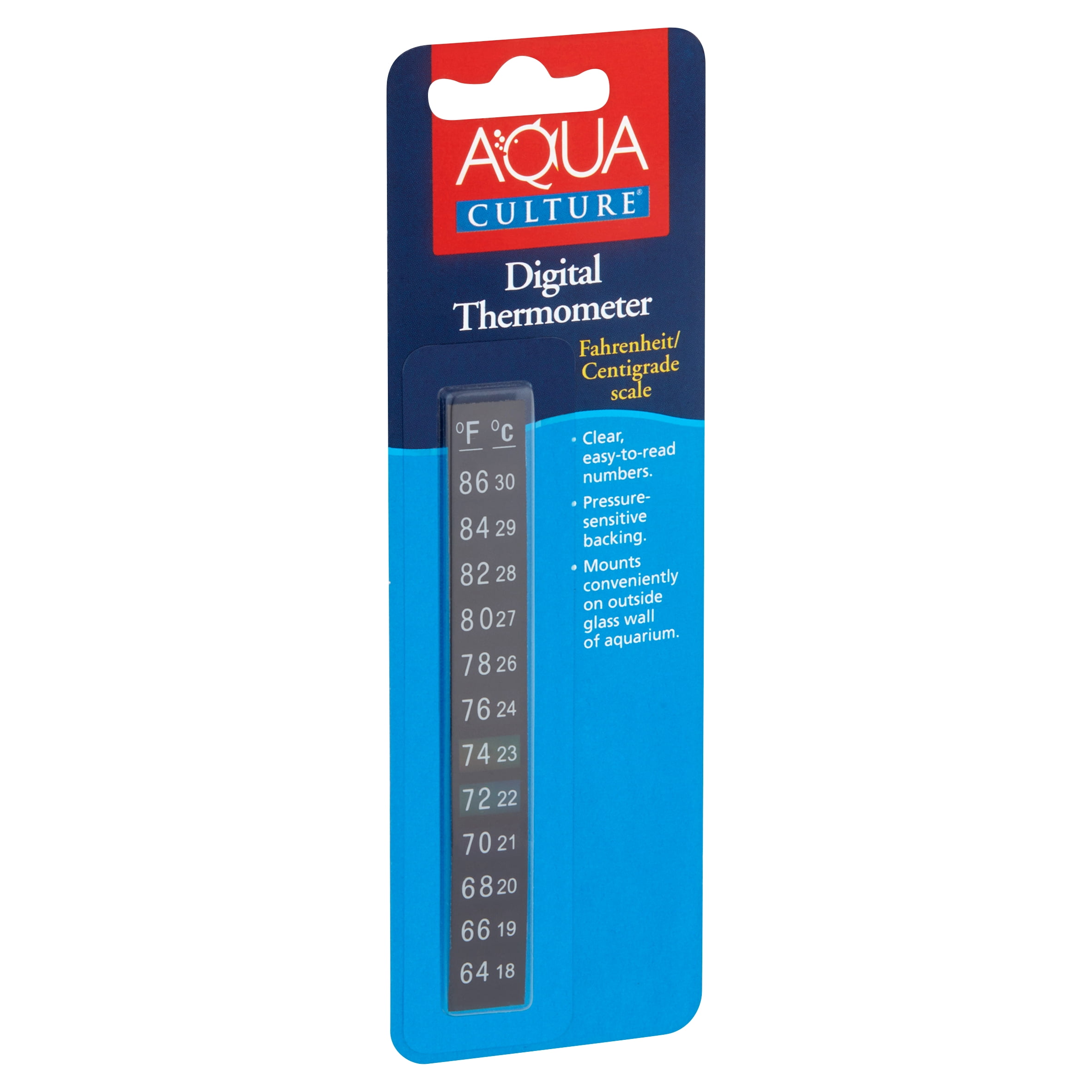 Digital Aquarium Thermometer Stick-On STA13 F°/C°