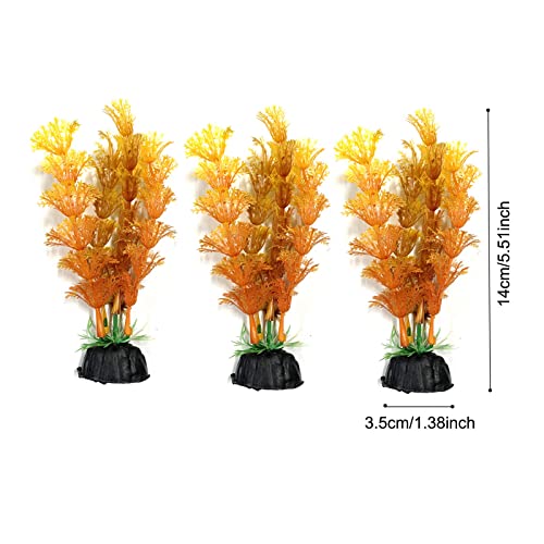 Vibrant Artificial Aquarium Plants Set - 25 Pieces