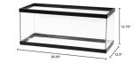 Aqueon Standard Aquarium Tank, Black Trim, 20 gal (Long)