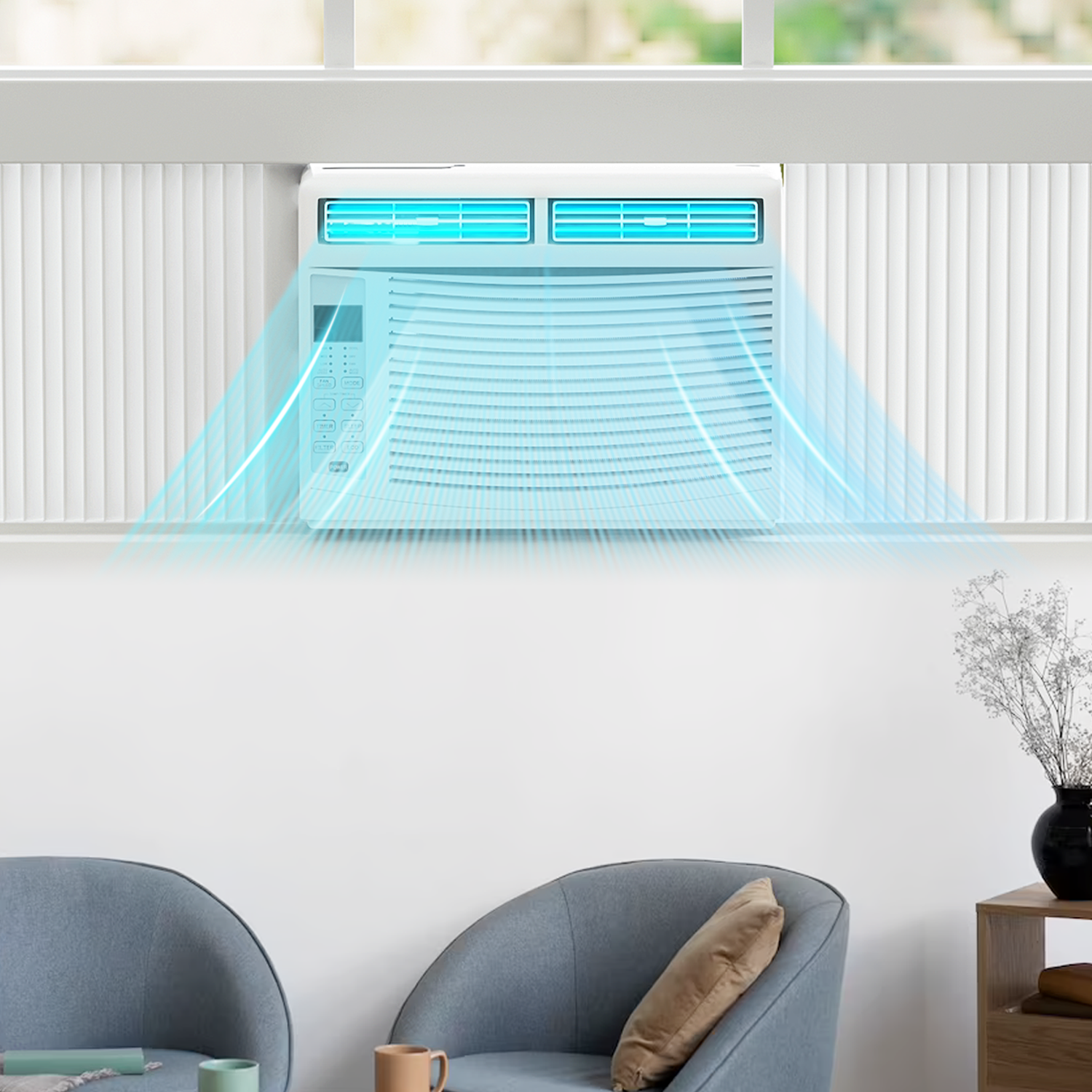 Magshion 6,000 BTU Quiet Window Air Conditioner
