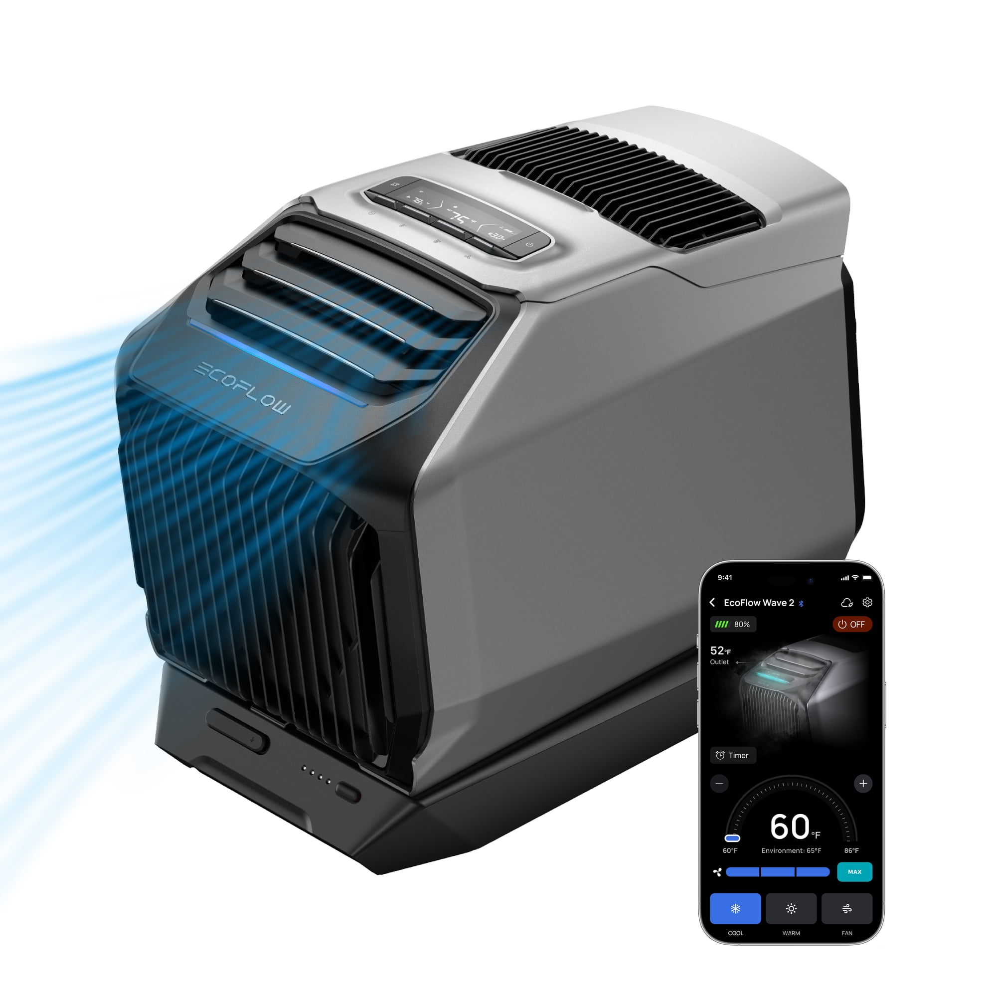 EcoFlow 5100 BTU Portable Air Conditioner & Heater