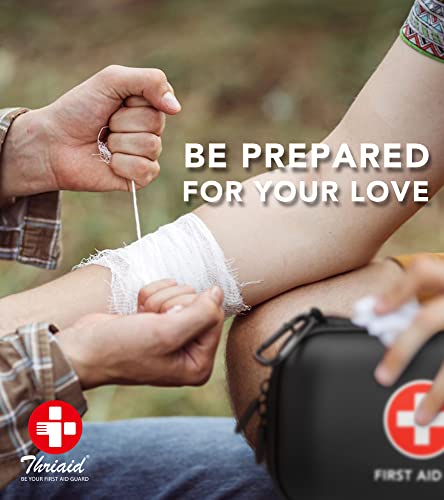 Compact 100-Piece Mini Car First Aid Kit