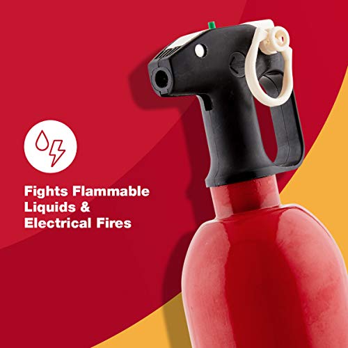 Car Fire Extinguisher - UL Rated 5-B:C Red