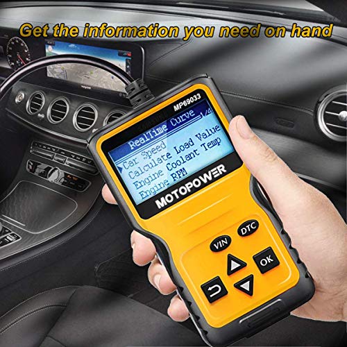 MOTOPOWER OBD2 Scanner Code Reader for Cars