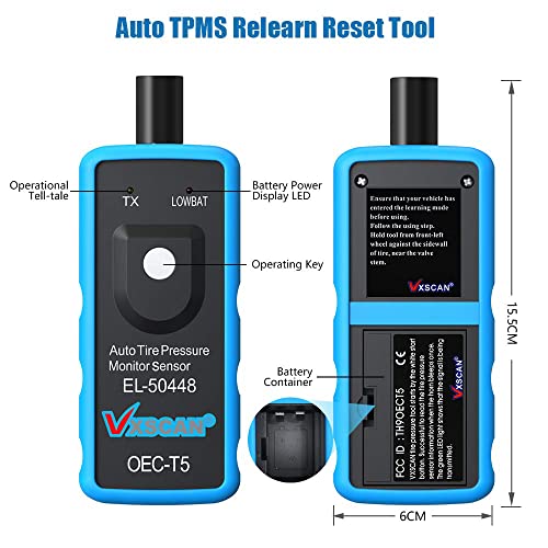 VXSCAN EL50448 TPMS Reset Tool for GM Vehicles