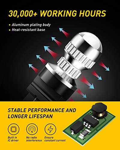 AUXITO 3156/3157 LED Brake Light Bulbs